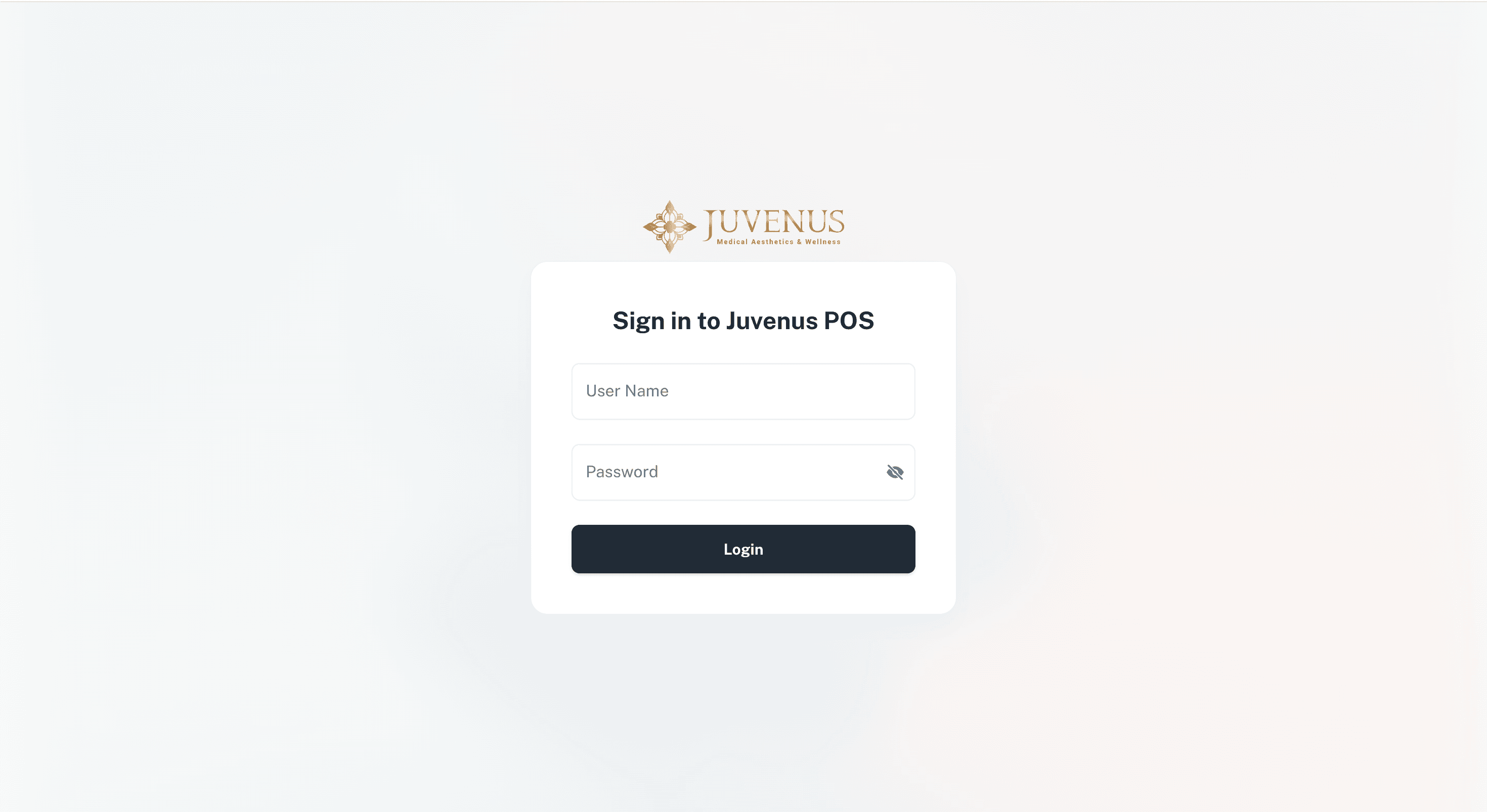 Juvenus – POS Application screenshot 1